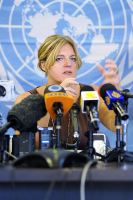 Hilde Johnson - UN Photo/Isaac Billy